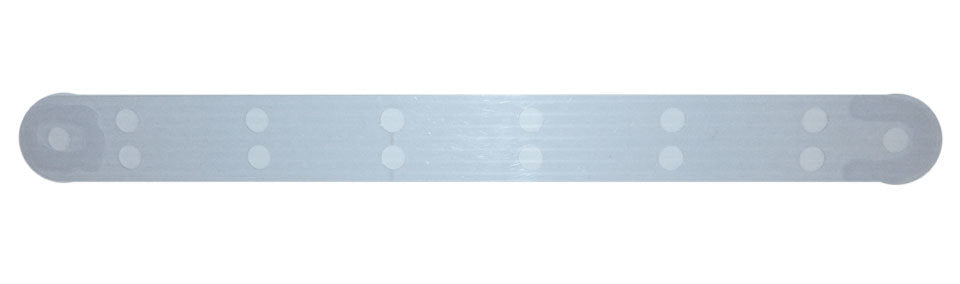 7000118 - CONNECTEUR DE CINTRE EN PLASTIQUE TRANSPARENT 14" PAQUET 100