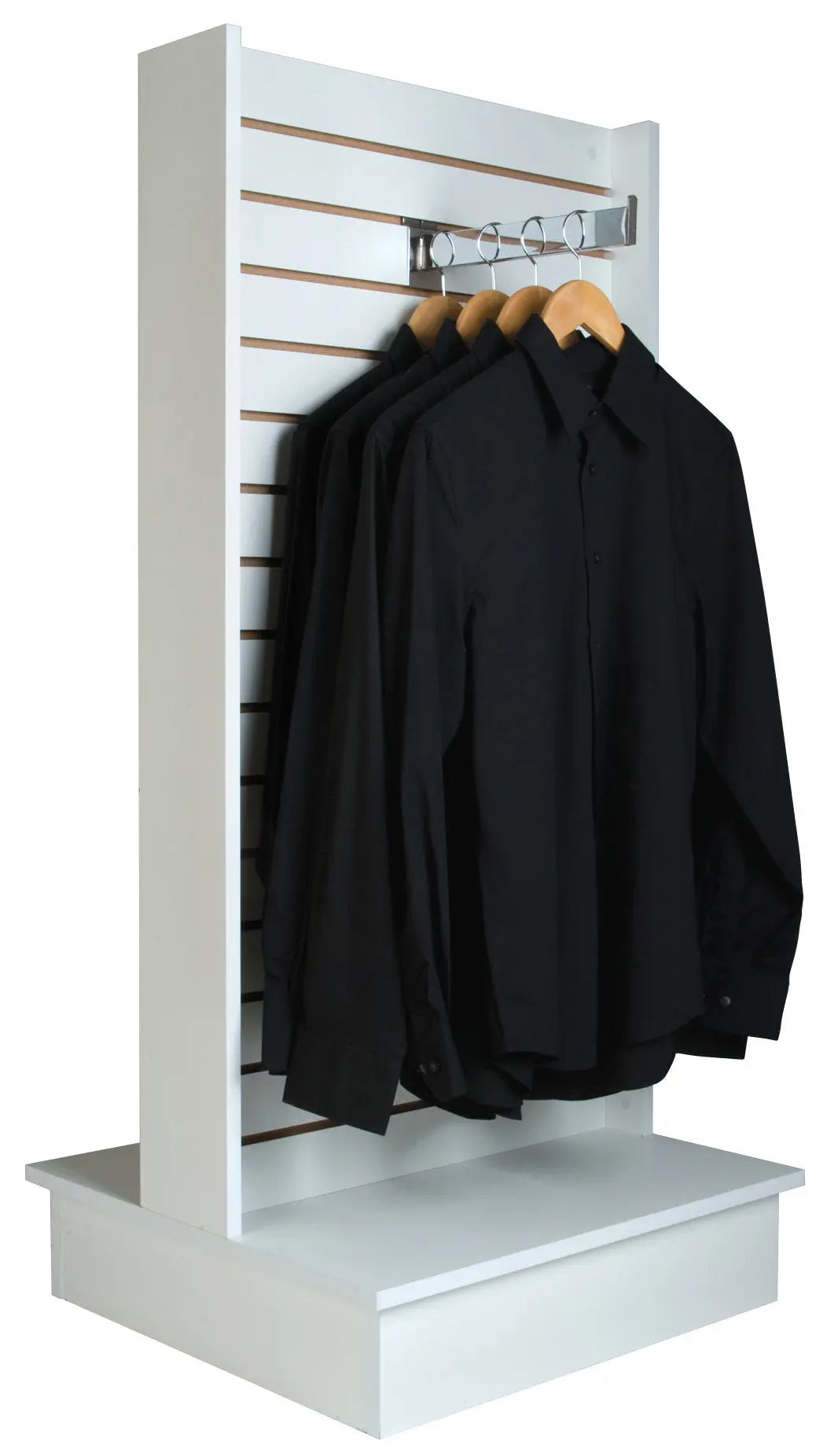 0806 - WHITE 2 WAY SLATWALL MERCHANDISER