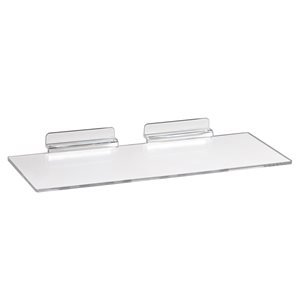 6029 - ACRYLIC SLATWALL SHELF 6"X12"