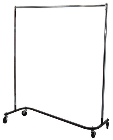 0324 - ROLLING S-BASE CLOTHING RACK