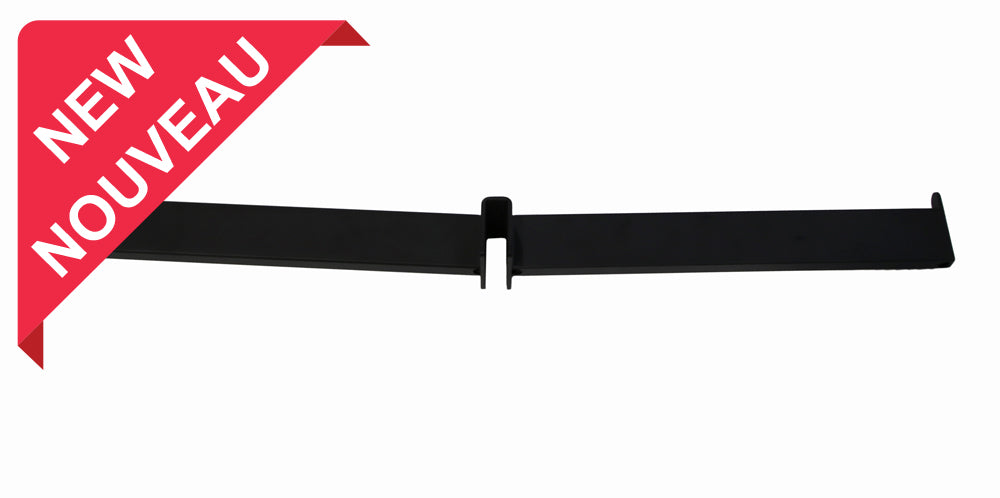 7344930 - DOUBLE STRAIGHT ARM 11'' X 11'' MATTE BLACK