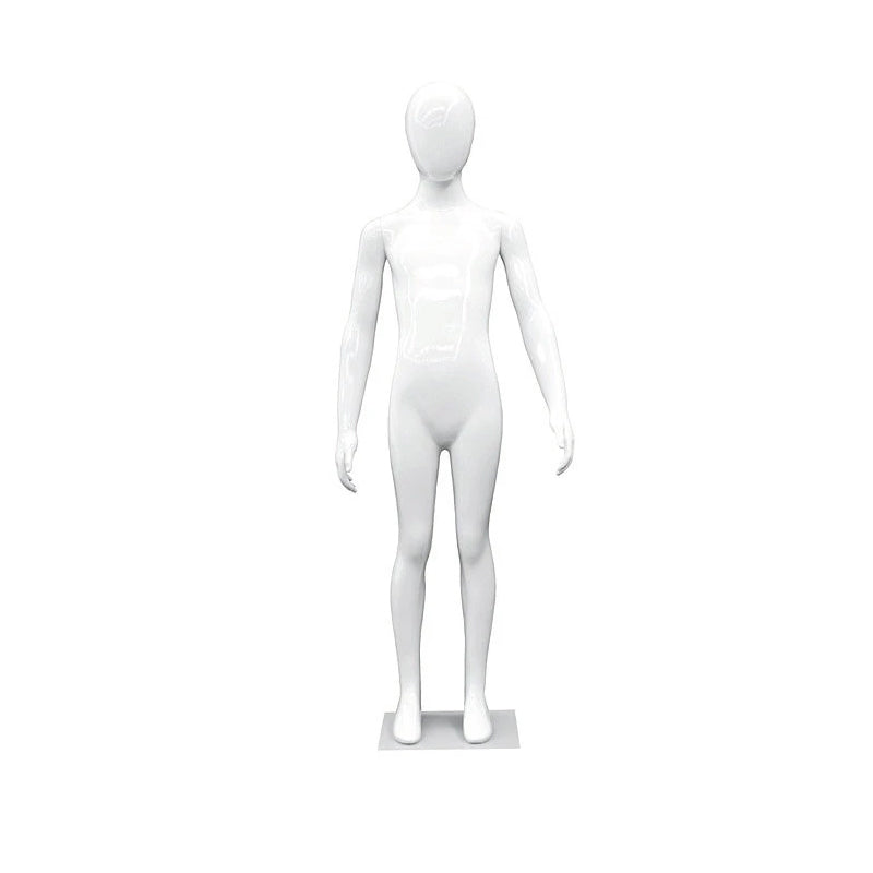 7609806 - GLOSSY WHITE CHILD MANNEQUIN 10 YEARS