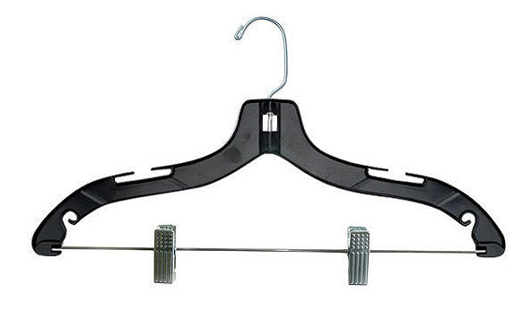 0031 - BLACK PLASTIC HANGERS 14" BOX OF 100