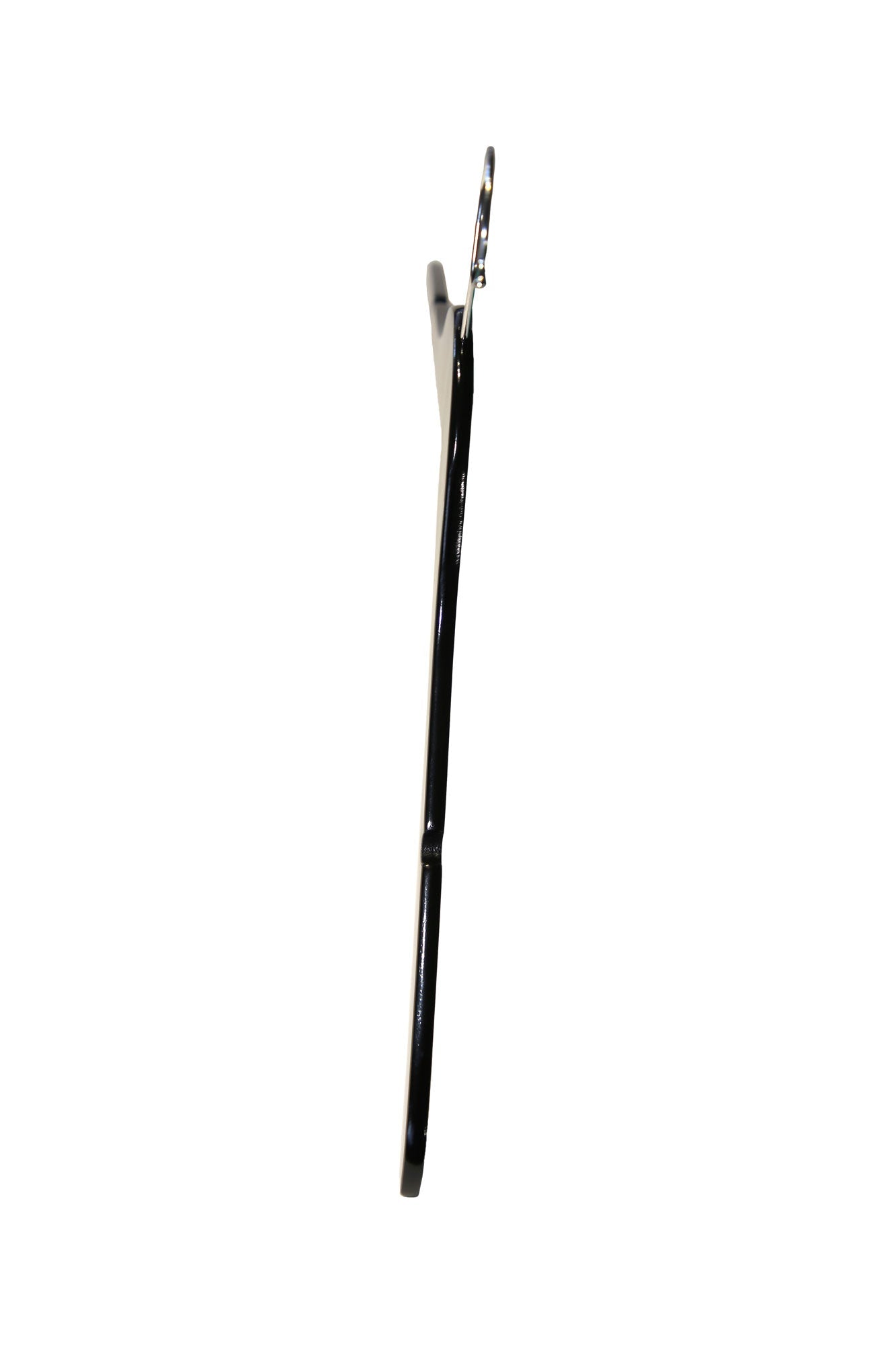 6610 - 17" BLACK SLIM TOP WOOD HANGER - 100 PER PACK
