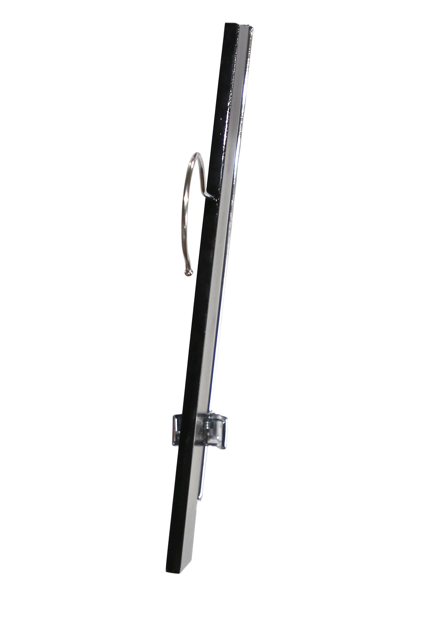 6611 - 14" BLACK SLIM BOTTOM WOOD HANGER - 100 PER PACK