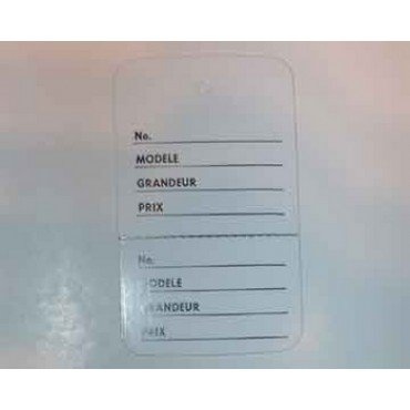 7018 - 2-PART FRENCH TICKET PK OF 1000