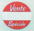 7910154 - STICKER "VENTE -SPECIAL" FRENCH