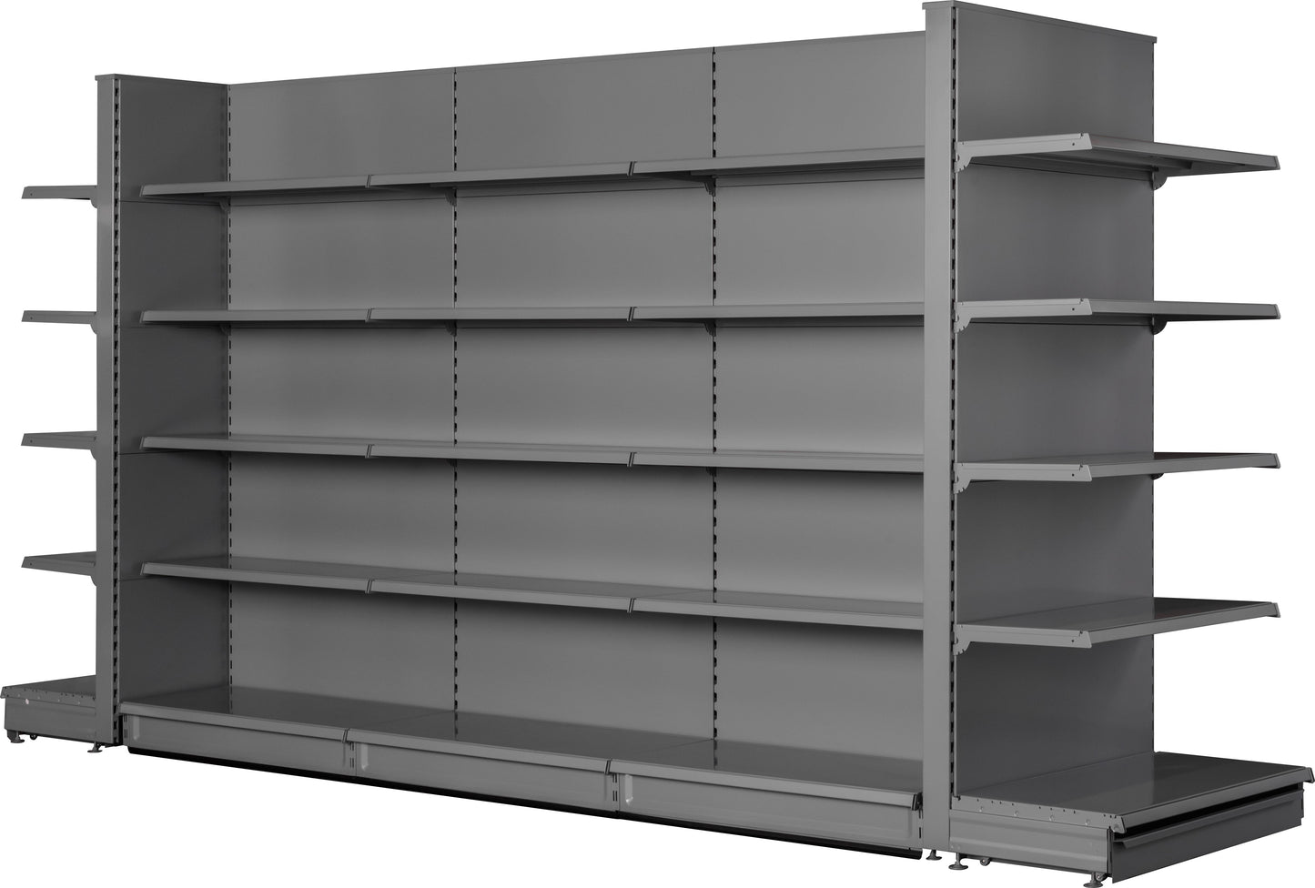Add-on for double-sided perforated back panel for pegboard hooks