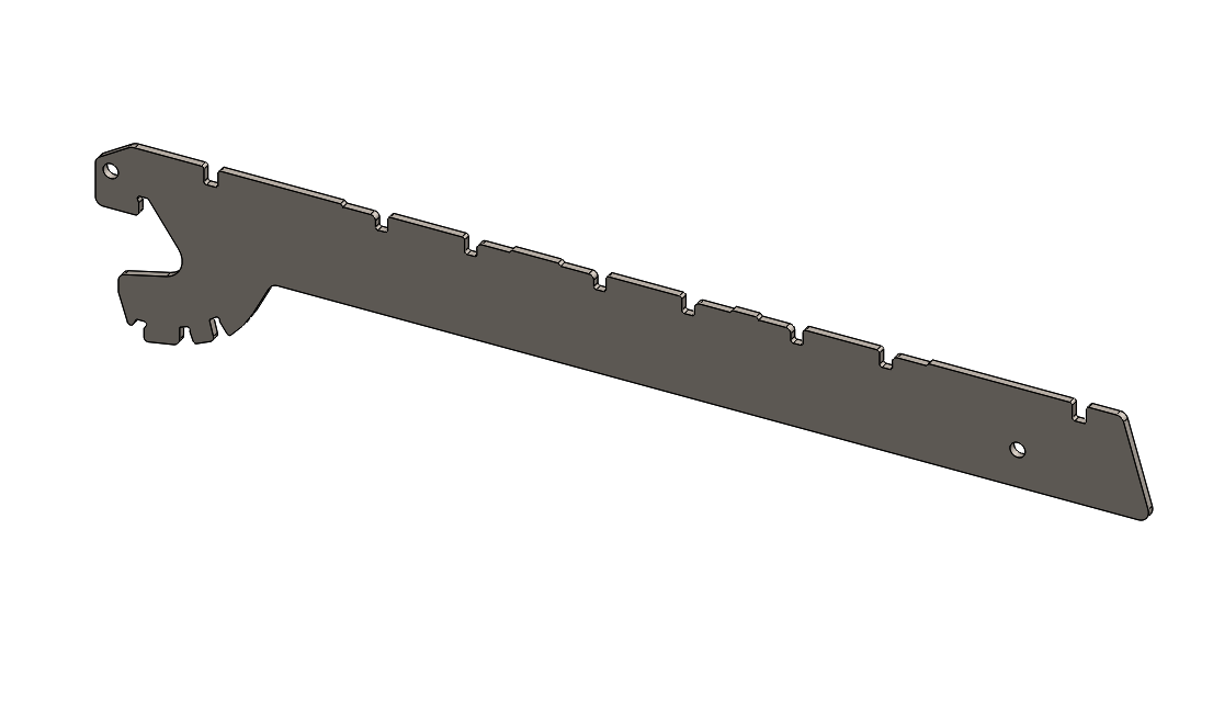 Q-Line shelf bracket 8"