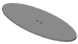 Q-Line Oval Base 19.69"X7.87"