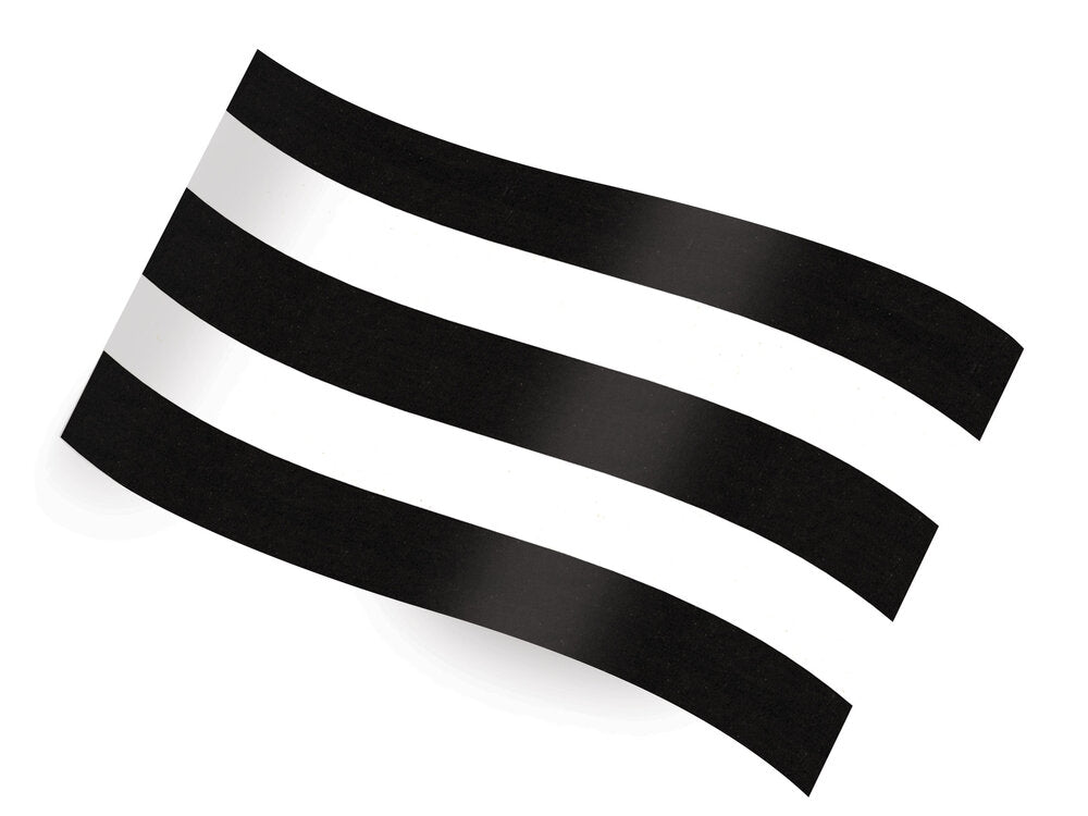 8555 - TISSUE 20X30 BLK-WHT JET LINES