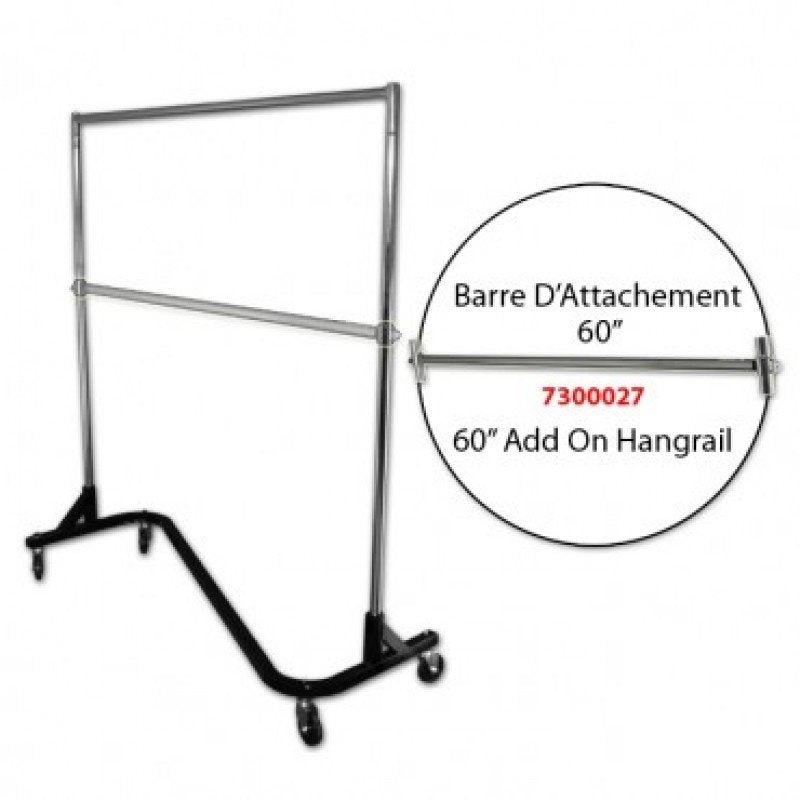 7300027 - ADD ON BAR FOR ROLLING RACKS "S"