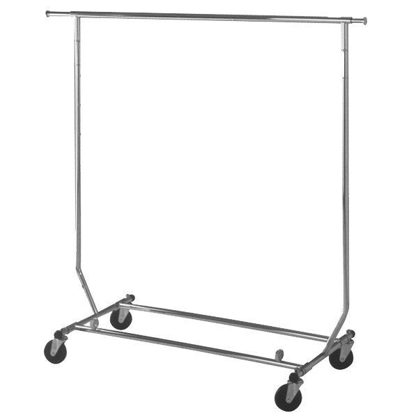 0310 - COLLAPSIBLE ROLLING RACK CHROME
