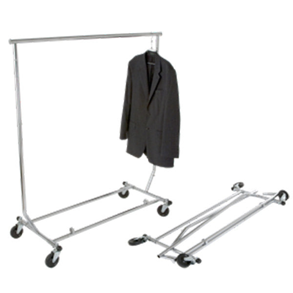 0310 - COLLAPSIBLE ROLLING RACK CHROME