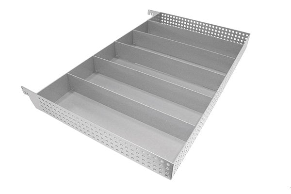 HDMB - ADJUSTABLE METAL BIN WITH 4 DIVIDERS