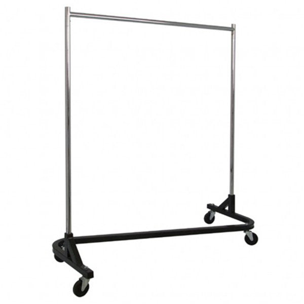 0324 - ROLLING S-BASE CLOTHING RACK