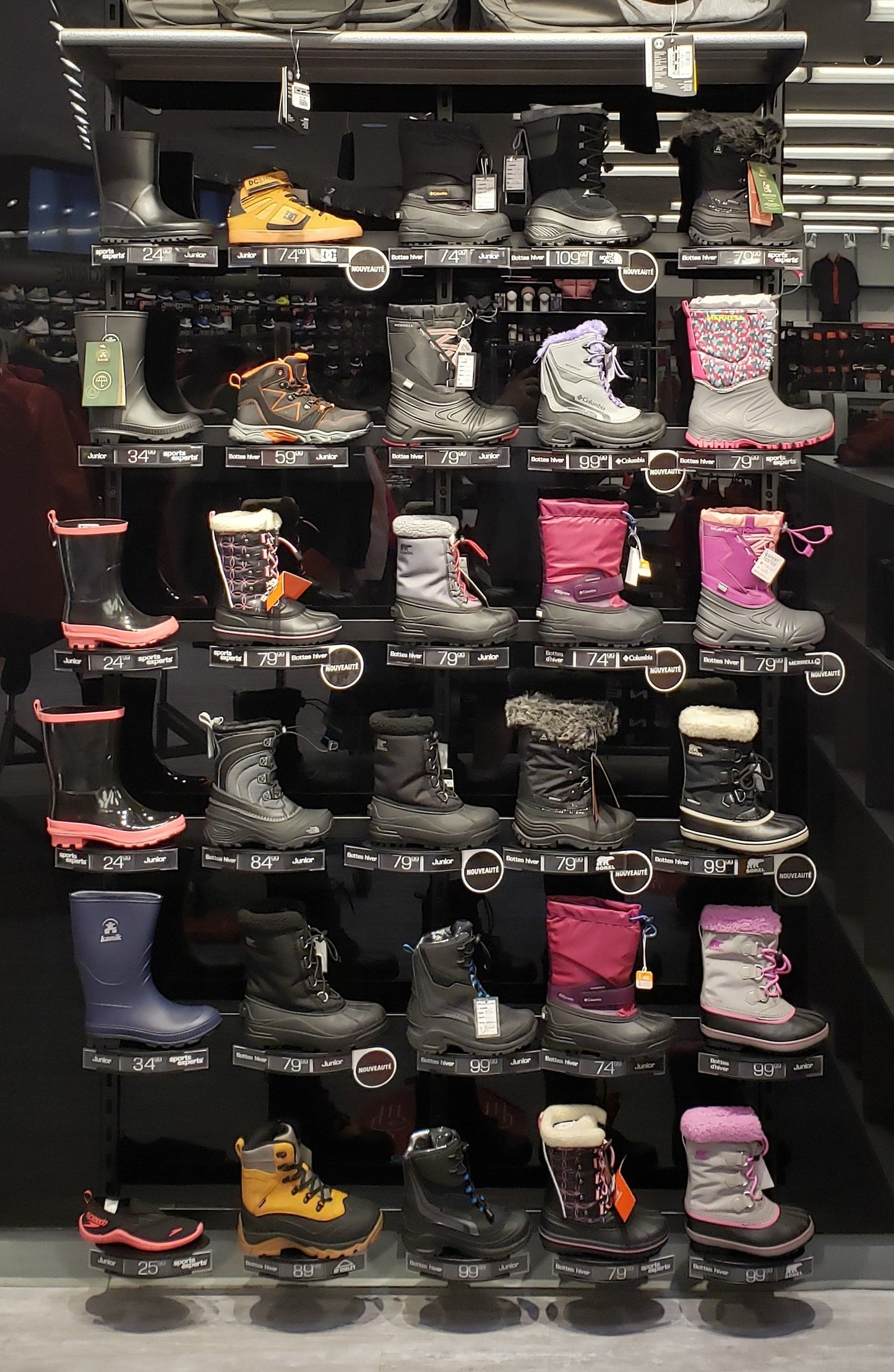 SS - SHOE SHELF WITH SIGN HOLDER 8"