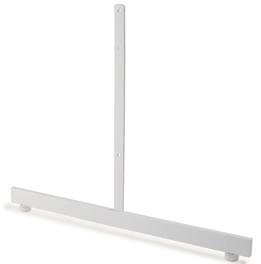 5024 - 2 RECTANGULAR TUBING LEGS FOR GRID PANEL WHITE