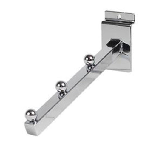 2220 - 3 BALL SLATWALL WATERFALL CHROME 6"