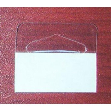 7000202 - ADHESIVE HANG TAB CLEAR 1.5"X1.25" pack of 50