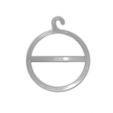 7000654 - LARGE SCARF RING CLEAR 4.25"