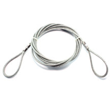 7001093 - 8' LONG SECURITY CABLE WITH 2 LOOP ENDS