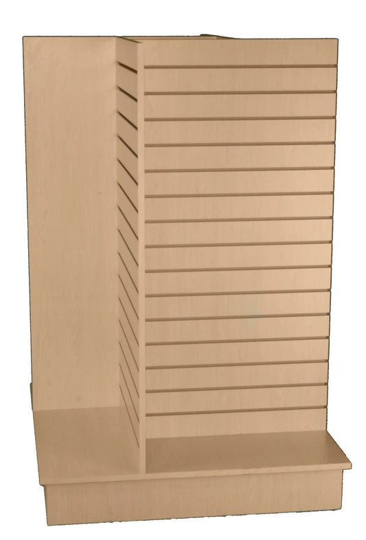 0288 - 4 WAY SLATWALL MERCHANDISER DISPLAY MAPLE 36"