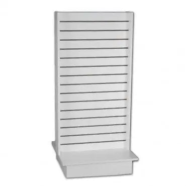0806 - WHITE 2 WAY SLATWALL MERCHANDISER
