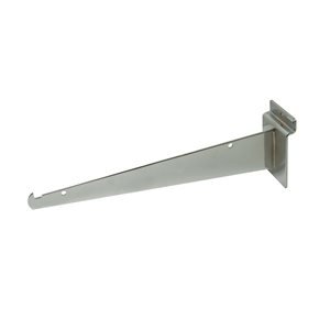 CHROME SLATWALL SHELF BRACKET