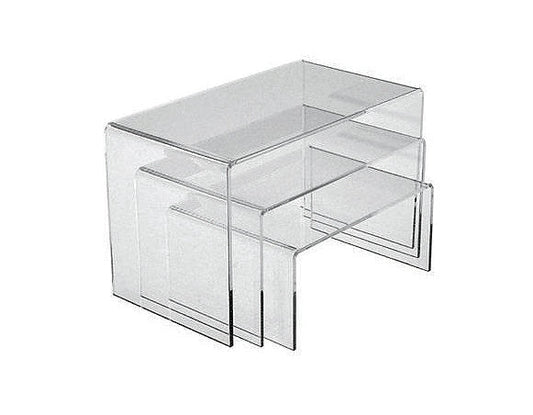 7234910 - MEDIUM RECTANGULAR ACRYLIC RISER SET OF 3