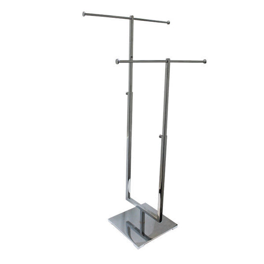 7263503 - 2 TIER JEWELRY STAND CHROME