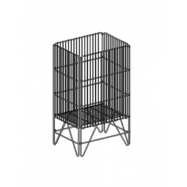 7300246 - DUMP BIN 24" CHROME
