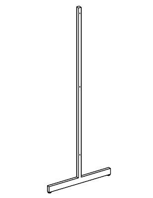 5208 WHITE GRID LEG SET 60"