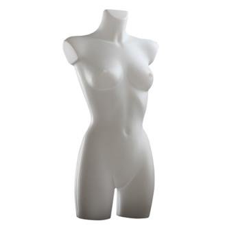 7601012 - LADIES PLASTIC WHITE TORSO