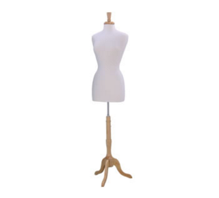 7601817 - 3 PIECE LADIES LONG BEIGE BUST FORM