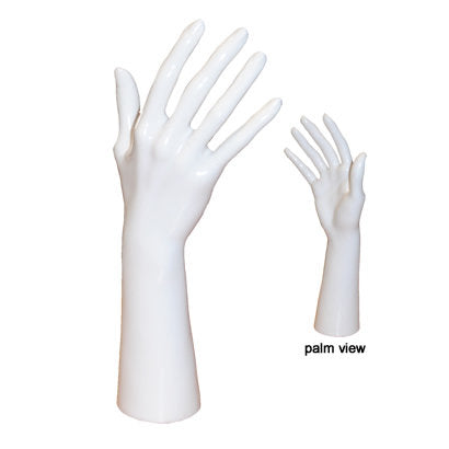 3562 - FEMALE WHITE PLASTIC HAND