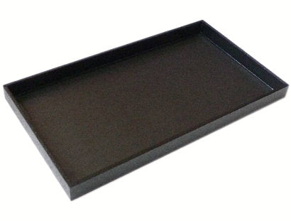 7606009 - JEWELRY TRAY BLACK PLASTIC 14 3-4"