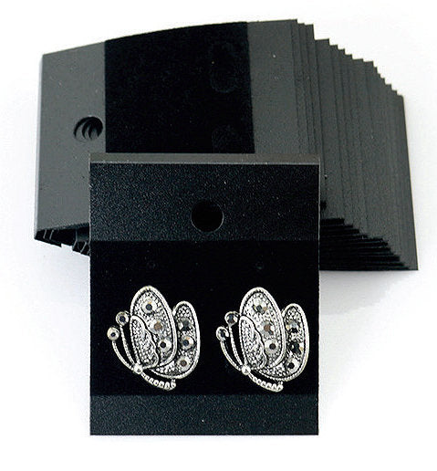 6281 - EARRING CARD BLACK