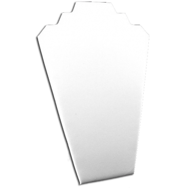 6412 - WHITE FAUX LEATHER EASEL DISPLAY