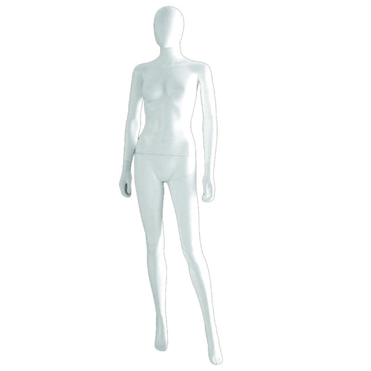 9082 - PLASTIC FEMALE EGGHEAD MANNEQUIN