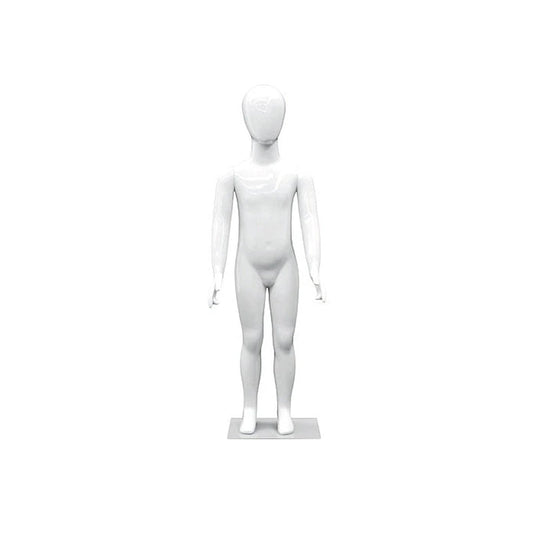7609814 - GLOSSY WHITE CHILD MANNEQUIN 6 YEARS OLD