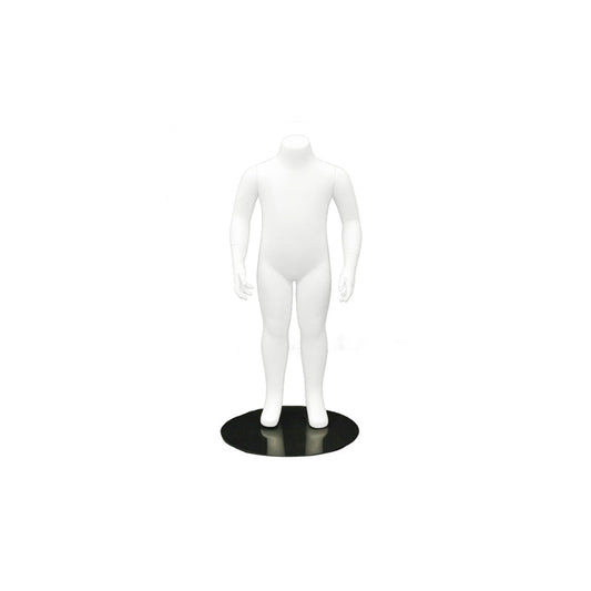 7609998 - CHILD MANNEQUIN HEADLESS MATTE WHITE 2 YEARS OLD