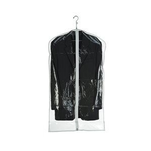 7702019 - SAC À COSTUME VINYLE CLAIR 40"