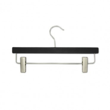 6054 - BLACK RUBBER SKIRT & PANT HANGER 14" PACK 100