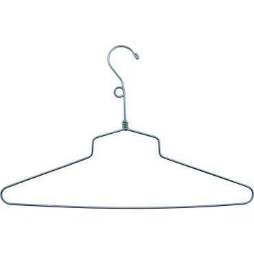 0070 - METAL HANGER WITH LOOP 16" PACK 100