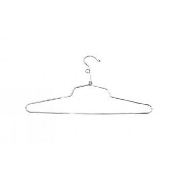 0071 - METAL SHIRT HANGER WITH LOOP 18" PACK 100