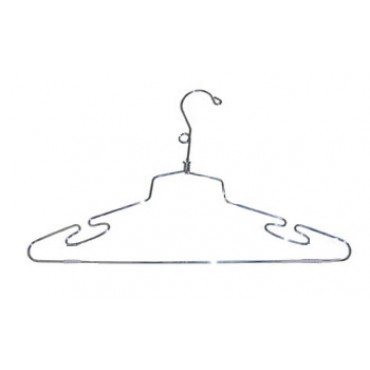 0091 - METAL LINGERIE HANGER WITH LOOP 16"  PACK 100