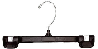7890669 - CINTRE EN PLASTIQUE NOIR 8" BOITE DE 100