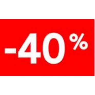 7900888 - ENSEIGNE -40% 2 FACE 7"X11"
