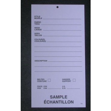 7024 - WHITE TAG SAMPLE